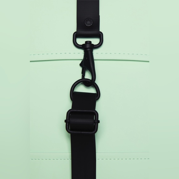 RAINS Waterproof Mineral Mint Green Mini Backpack NEW - Picture 4 of 7